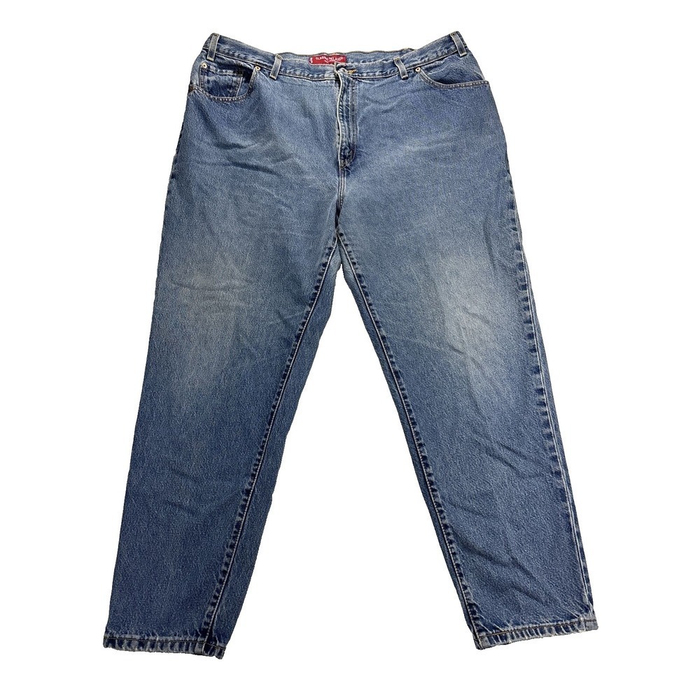 LEVI'S 550 Womens Jeans 24 M Classic Denim Relaxed Fit Tapered Leg Faded VTG